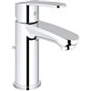Grohe 23037002 Eurostyle Cosmopolitan Miscelatore Monocomando per Lavabo, Taglia S, con Astina a Saltarello, Cromo