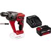 einhell 4513812 Martello Tassellatore a Batteria a 3 Funzioni Te-HD, 18 Li-Solo, 18 V, Senza Caricabatteria + Power-X-Change Starter Kit, Caricabatteria e Batteria da 4000 mAh Li-Ion