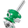 Trend CraftPro fresa guidata per cornici angolari, codolo 1/4 | Profilo cornice preciso: Ø31,9 mm, L22,5 mm, R7 mm, TCT, C215X1/4TC