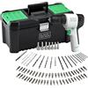 BLACK+DECKER Reviva REVDD12C Trapano Avvitatore a Batteria 12V con Accessori 80 Pezzi e Cassetta Portautensili 12.5