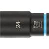 Wera 8790 B Impaktor Deep Bussole con attacco da 3/8, 24 x 63 mm