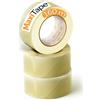 OFITURIA Nastro adesivo per imballaggio trasparente per imballaggio di scatole di cartone di spedizioni, matrimoni, prodotto per confezioni sicure (48mmx160mts - Transparente, 3 Rollos)