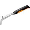 Fiskars Piccolo coltello e raschietto per rimuovere erbacce e muschio, Lunghezza: 33,8 cm, Nero/Arancione, Acciaio di qualità/Plastica, Xact, 1027045