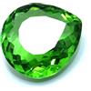Certificato 900 CT Naturale Verde Topazio Taglio a Pera Loose Gemma Con Omaggio