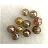 Surat*Diamond*City Rotondo Lotto Diamante Naturale 10 Pezzi 1.21TCW 2.4-2.9 MM Mix Marrone Colore