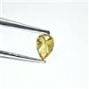 Sparkling Fancy Diamonds Rustico Diamante Naturale 0.07TCW Pera Oro Giallo Modificato Brillante Cut Per