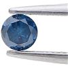 Sparkling Fancy Diamonds Diamante Naturale Sciolto Rotondo Colore Blu Indigo Taglio Brillante 0.20TCW