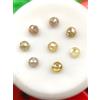 NATURAL ROSE CUT DIAMONDS 0,25 CARAT 8 PEZZI 1,7 MM DIAMANTI ROTONDI LOT DIAMANTI NATURALI