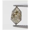 NATURAL ROSE CUT DIAMONDS Diamante Marrone Naturale Colore Decorato Esagonale Forma Loose 0.46TCW 7 X 4 MM