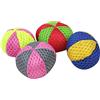 ZAMIBO Palline con ripieno di erba per gatti, tessuto, 4 pezzi, 4 cm, colorati