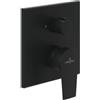 Villeroy & Boch Liberty rubinetto da incasso, miscelatore monocomando, TVS107007000K5, Liberty nero opaco [Rubinetteria Bagno > Rubinetteria Doccia]