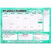 Febio Planning Settimanale da Tavolo 2026 A4 stile giovanile weekly planner da