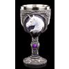 Bicchiere Fantasy Viola Con Unicorno Unicorn Elixir Calice In Vetro Da Regalo