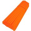 cyclingcolors 72x Copriraggi Bici Ruote Copriruota 235 mm (cerchi 21) Tubo Decorazione Protezione MTB Passeggino Carrozzina Moto Pit Dirt Bike (arancione)