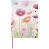 teneuen - Bright Flowers 2026 - Calendario a libro 16 x 22 cm | Calendario settimanale floreale con chiusura magnetica per gli amanti della natura e dei fiori: Magneto Diary