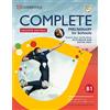 Cambridge Complete preliminary for schools. B1. Student's book. Per le Scuole superiori. Con espansione online