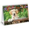 Quattrozampe Cani felici. Calendario da tavolo 2025. 16 mesi