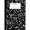 Young Dreamers Press Marble Notebook A5: Black Marble Wide Ruled Journal: 1