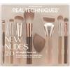 Real Techniques New Nudes Angles Face Set di pennelli 10 pz.