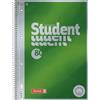 BRUNNEN Quaderno Premium Student | A4, rigatura 20, 80 fogli, verde