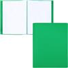Raylu Paper Portalistino A5 con 10 Buste Trasparenti, Porta Listini in Polipropilene 100% Riciclabile, Portadocumenti per Ufficio e Scuola (A5, Verde, 10 Buste)