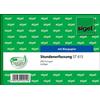 Sigel ST615 - Registrazione oraria, formato A6 orizzontale, 50 fogli, con carta blu (10 pezzi)