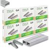 G4GADGET 6 scatole da 5000 graffette 24/6 di dimensioni standard, resistenti 24/6 mm, graffette per cucitrici da scrivania e per uso domestico, forniture di cancelleria per ufficio e casa