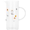 THUN - Caraffa in vetro a pois, Pure Elegance - 1,5L - Vetro borosilicato.