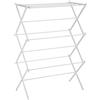 Amazon Basics Stendibiancheria pieghevole, 14.5 D x 29.5 W x 41.8 H, bianco.