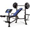 Marcy Panca Marcy MWB-36780B e set di barra + dischi 35 Kg