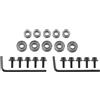 Helilyco 10 cuscinetti per fresa, 9,5 mm, 12,7 mm, guida in acciaio | Costruzione in acciaio, diametro esterno 9,5 mm e 12,7 mm, diametro interno 4,76 mm, include viti e chiavi esagonali