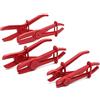 Wiltec Set di 6 pinze di 3 misure stringitubo Set per tubi con diametro 12,7mm (1/2)-19mm (3/4)