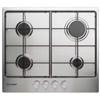 Indesit PRONTA CONSEGNA - SPEDIZIONE IMMEDIATA Indesit THP 642 IX/I 1 Piano Cottura da Incasso a Gas 60 cm 4 Fuochi Acciaio Inox Griglie Smaltate Linea in acciaio inossidabile - THP642IX/I1