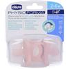 Chicco Physioforma Gommotto Rosa Silicone 2-6M 2 Pezzi