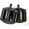 Risveglio Pedali MTB in plastica nera con ampia piattaforma antiscivolo | Superficie strutturata, base sicura, plastica, dimensioni 10 x 8 cm, si adatta alla maggior parte delle biciclette