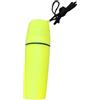 Generic Borsa impermeabile compatta e contenitore per monete, Colore: giallo | 1 pz sacchetti di stoccaggio impermeabili compatti con tubo staccabile della moneta per uso a bordo piscina