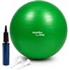 Mambo Max AB - Palla da ginnastica, 65 cm, verde, anti-scoppio, con pompa