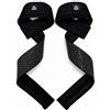 7Souths HexaGrip, cinghie per sollevamento pesi con presa DualGrip e imbottitura da 5 mm, 60 x 4 cm, 1 paio, nero