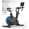Sportstech sBike Lite - Bicicletta Indoor intelligente con LED + App con lezioni in diretta e on-demand e supporto tablet a 360° per un allenamento completo del corpo - Cyclette per un allenamento fitness efficace a casa
