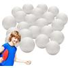 Generisch Palline da ping pong arancioni, 100 pezzi, 40 mm, in ABS di alta qualità, estremamente robuste, per tavole da ping pong da interni ed esterni, concorrenza e giochi, giallo/bianco