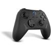KROM KADOER — Controller Wireless Bluetooth 5.0, 15 Tasti, 4 livelli di Vibrazione duale, 187 grammi, Indicatore LED livello batteria, Compatibile con PC/Switch/Switch 2/iOS/Android, Nero
