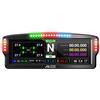 Ascher Racing Cruscotto Ascher Racing touchscreen LCD da 785" Led RGB Nero