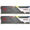 Patriot Ram DIMM DDR5 2x8GB Patriot Viper Venom RGB 6000MHz CL36 1.35V Nero [PVVR516G600C36K]