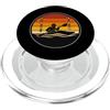 kayak cross sunset circle slalom paddler Icona Cerchio Tramonto Croce Kayak PopSockets PopGrip per MagSafe