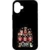Vet Tech Veterinarian Christmas Apparel Custodia per iPhone 16 Plus Vet Crew Veterinaria Medicina Veterinaria Veterinario Tecnologico Natale