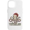 Tentaclaus - Octopus Christmas Apparel & Custodia per iPhone 14 Octopus - Cappello da Babbo Natale in Tentaclaus
