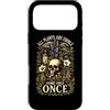 Botany Mushroom Plant Lover Dark Humor G Custodia per iPhone 17 Pro Max Tutte le piante sono commestibili alcune solo una volta botanici Skull Garden