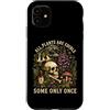 Botany Mushroom Plant Lover Dark Humor G Custodia per iPhone 11 Tutte le piante sono commestibili solo una volta teschio botanico umorismo