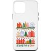 Christmas Book Club Custodia per iPhone 12 mini A Shelf Full of Cheer Christmas Bookshelf Book Lover
