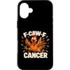 F-CAW-F Cancer Rooster Funny Chicken Mem Custodia per iPhone 16 Plus F-Caw-F Rooster Funny Chicken Humor Joke FCAWF Cancer Meme